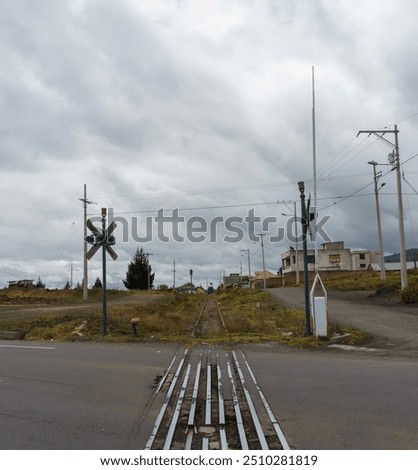 Similar – Foto Bild Andean railway in Alausi Ecuador goes to the devil’s nose