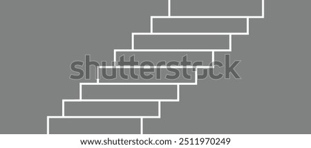 Background staircase or steps. Ladder, symbol of rise, upward movement or advancement in work. Steps denoting development, knowledge and skills or improvement.