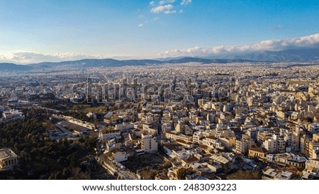 Similar – Image, Stock Photo Big City Athens Town