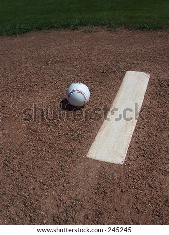 Ball and Pitcher\'s Mound