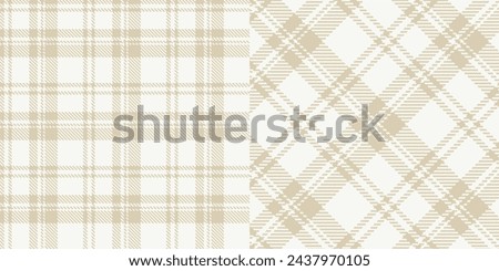 Vector checkered pattern or plaid pattern . Tartan, textured seamless twill for flannel shirts, duvet covers, other autumn winter textile mills. Vector Format