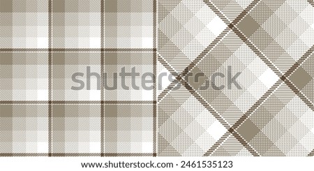 Vector checkered pattern or plaid pattern . Tartan, textured seamless twill for flannel shirts, duvet covers, other autumn winter textile mills. Vector Format