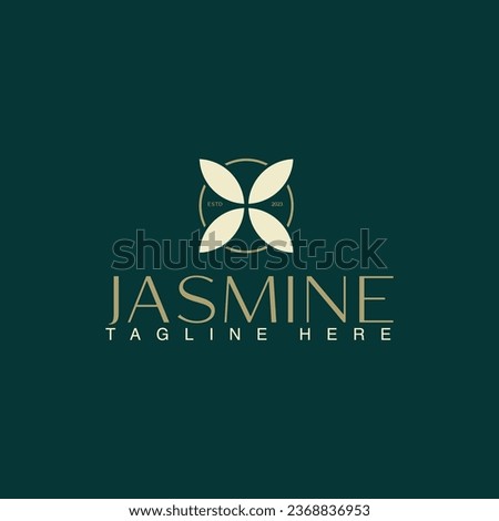 Jasmine minimalist luxury logo design