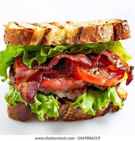 Similar – Foto Bild Ein BLT ist eine Art Sandwich