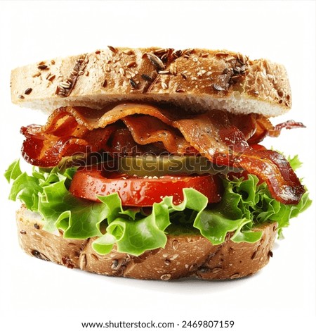 Similar – Foto Bild Ein BLT ist eine Art Sandwich