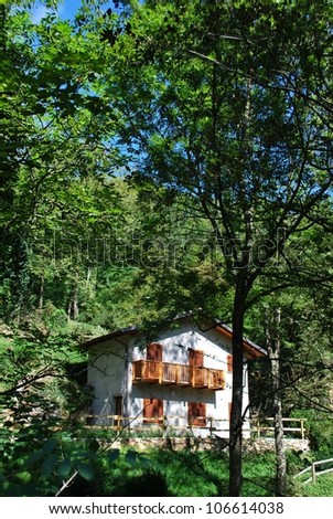 Small country house in the forest, Italy