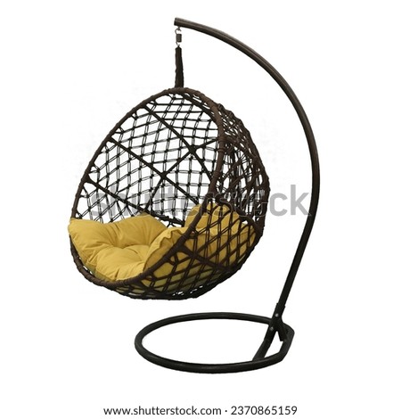 Similar – Image, Stock Photo Wicker chair at the beach on Sylt island. Sunny beach day