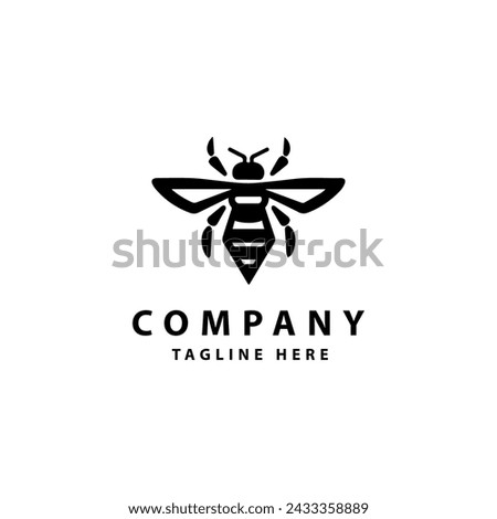 BEE  logo design template vector. BEE Business abstract connection vector logo. BEE icon circle logotype.
