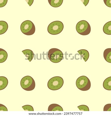 kivi pattern bright fruit background packaging