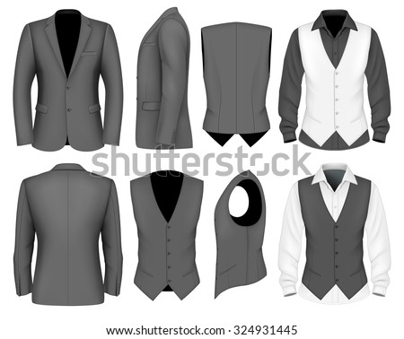 Image, Stock Photo Suit jacket with buttons