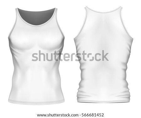 Download 22+ Mens Sleeveless Shirt Mockup Front View Of Muscle ...