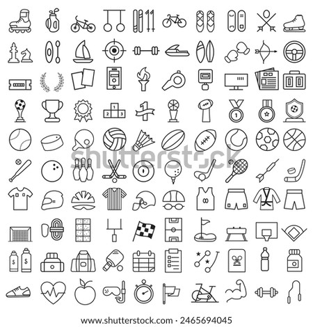 Sports icon set. Shapes Sports, Sports icon collection, Active lifestyle people and icon set, runners active lifestyle icons.