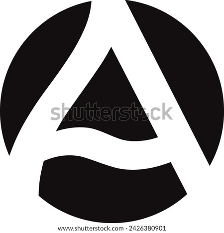 wordmark A O logo design