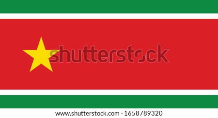 Flag of People s Union for the Liberation of Guadeloupe in proportions and colors vector.