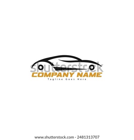 Minimal Car Logo vector Design 