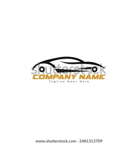 Minimal Car Logo vector Design 