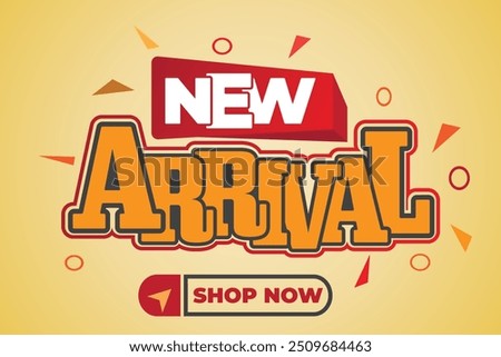 New arrival sale banner design