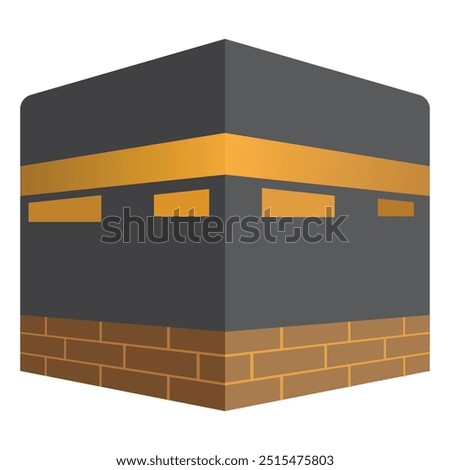 Kaaba image illustration vector design