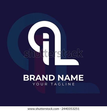
Letter il logo, vector design template
