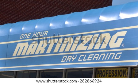 ANN ARBOR, MI - SEPTEMBER 7: One Hour Martinizing, whose west Ann Arbor store logo is shown on September 7, 2014, has 450 stores.