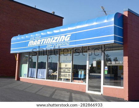 ANN ARBOR, MI - SEPTEMBER 7: One Hour Martinizing, whose west Ann Arbor store is shown on September 7, 2014, has 450 stores.