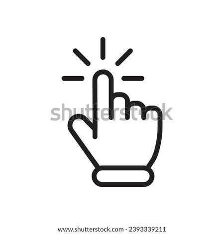 mouse cursor icon isolated on white background. Pointer cursor icon. Computer web arrows. clicking pointer. cursor selecting. vector illustration. mouse cursor element design.