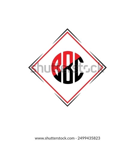 BBC letter logo design in six style. BBC polygon, circle, triangle, hexagon, flat and simple style with black and white color variation letter logo set in one