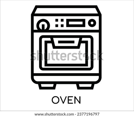 Home appliances perfect icon on white background 