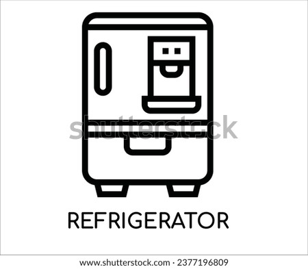 Home appliances perfect icon on white background 