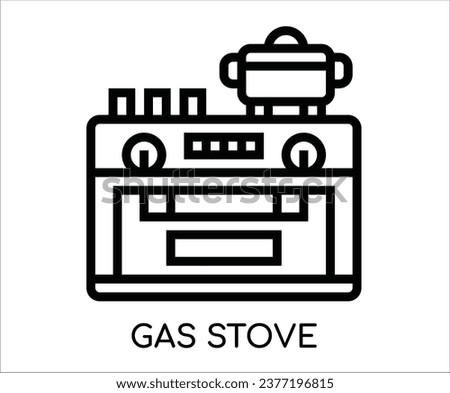 Home appliances perfect icon on white background 