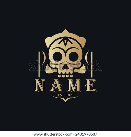 skull and crossbones logo icon