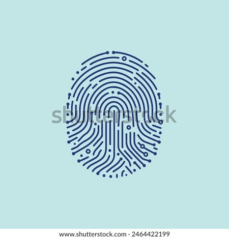 Fingerprint free pro vector finger 