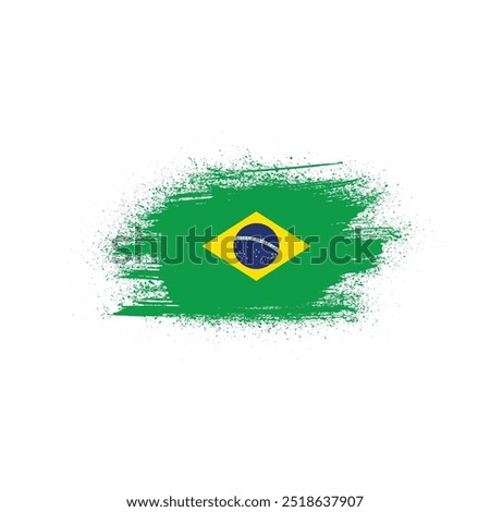 National Flag of brazil Vector 