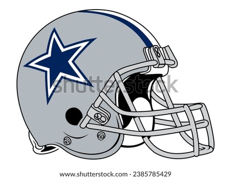 Dallas Cowboys Helmet Logo Texas TX 
