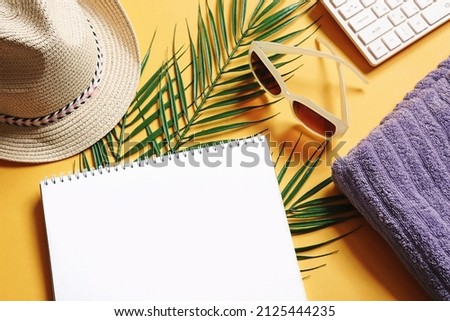 Similar – Image, Stock Photo Essential things to buy for self quarantine, disaster