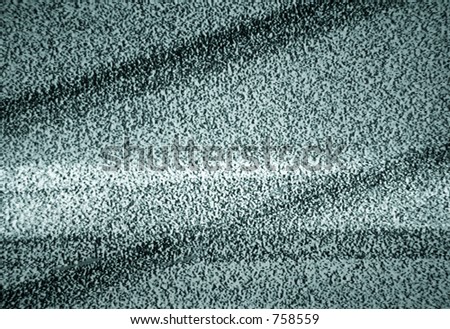 Authentic static on a TV screen