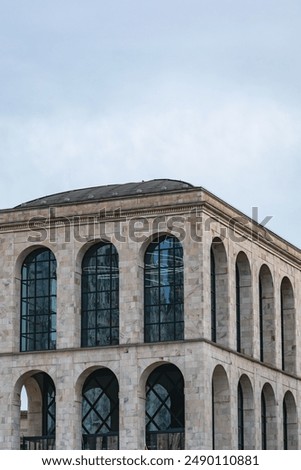 Similar – Image, Stock Photo Detail of the Milan cathedral