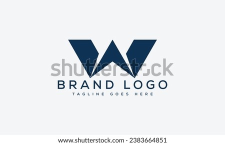 Creative vector logos with the letter W