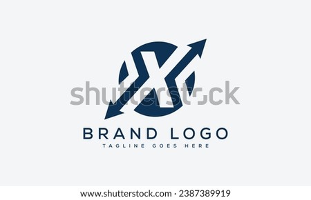 letter X logo design vector template design for brand.