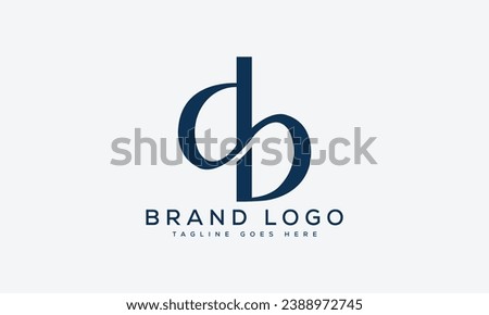 letter DB logo design vector template design for brand.