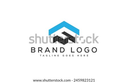 letter F logo design vector template design for brand