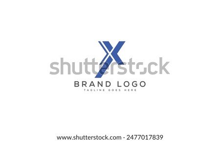 X logo design vector template design for brand