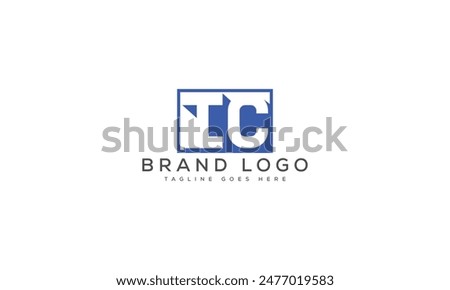 IC logo design vector template design for brand