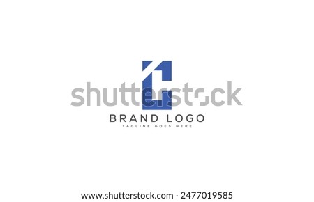 IC logo design vector template design for brand