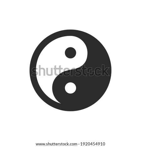 Yin Yang Symbol - Vector Sign