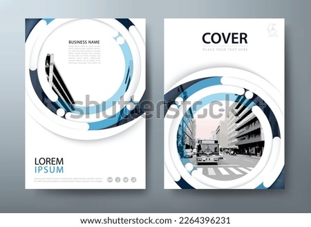 Annual report brochure flyer design, Leaflet presentation, book cover templates, layout in A4 size