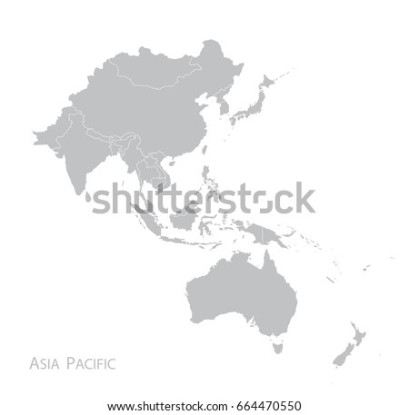 Map of Asia Pacific.