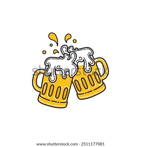 Beer Vector, beer Toast Vector Image, Beer Splash Vector, Beer Glass Toast Vector, Glass Toast.