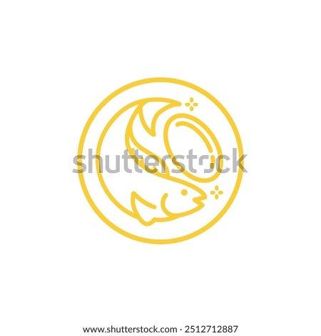 Fish Oil Vector Image, Fish Oil Icon , Omega 3 Symbol Vector, Omega 3 Fish Oil Vector, Supplement Fish Oil Icon.