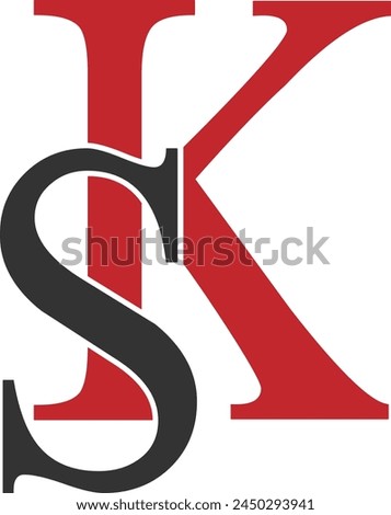 SK letters logo design. Professional SK letter logo vector icon royalty business identity logo free or premium images 